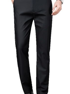 YNS Generic Men's Black Dress Pants